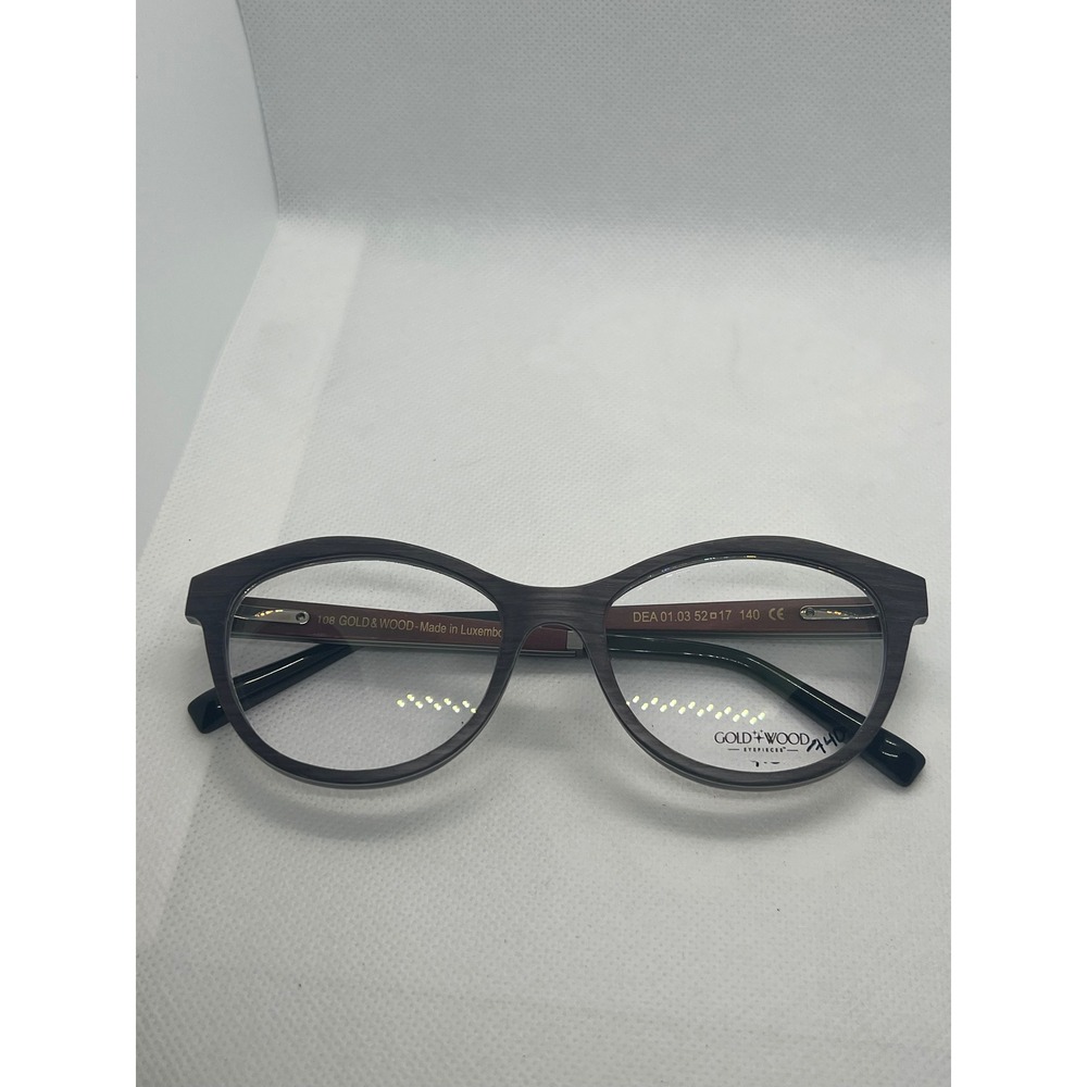 Gold &‎ Wood DEA.01 Eyeglasses Frames Luxury Designer Women's Glasses